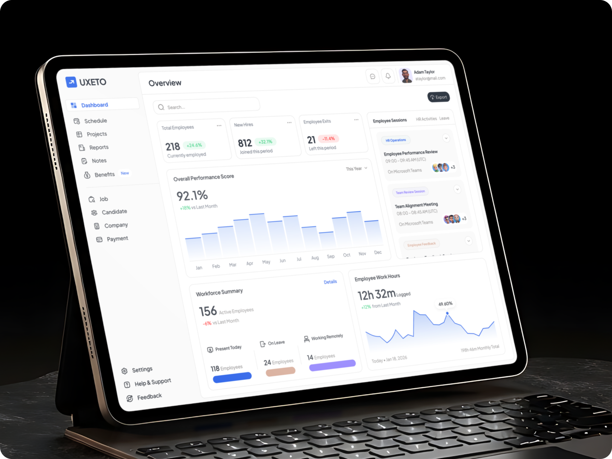 Employee Management Dashboard